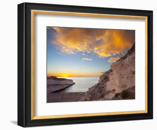 Kayak Camp at Arroyo Blanco, Isla Carmen, Baja, Sea of Cortez, Mexico-Gary Luhm-Framed Photographic Print