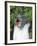 Kayak in Tutea's Falls, Okere River, New Zealand-David Wall-Framed Photographic Print