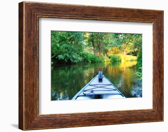 Kayak on a Small River-maksheb-Framed Photographic Print