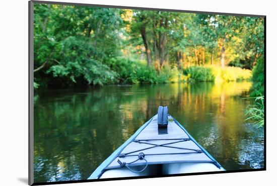 Kayak on a Small River-maksheb-Mounted Photographic Print