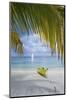 Kayak on White Sand Beach, Southwater Cay, Stann Creek, Belize-Cindy Miller Hopkins-Mounted Photographic Print