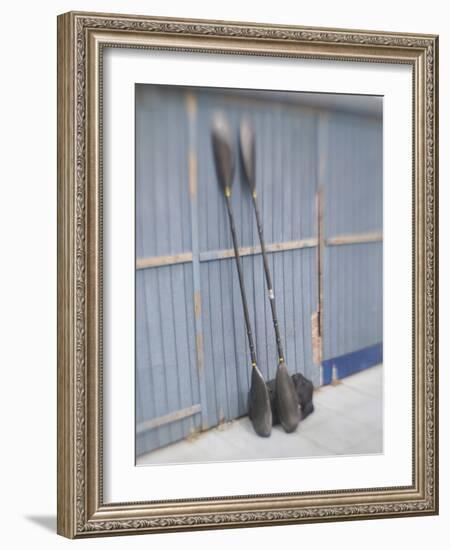 Kayak Paddles-David Madison-Framed Photographic Print