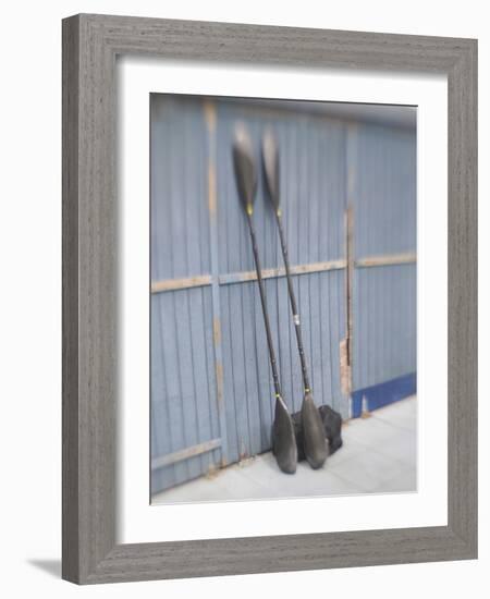 Kayak Paddles-David Madison-Framed Photographic Print