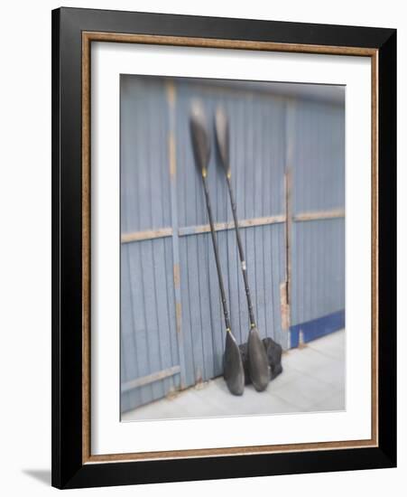 Kayak Paddles-David Madison-Framed Photographic Print