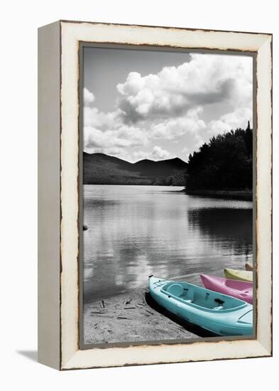 Kayak Pastels 2-Suzanne Foschino-Framed Premier Image Canvas