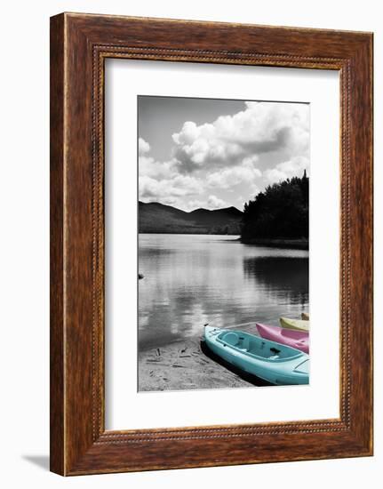 Kayak Pastels 2-Suzanne Foschino-Framed Photographic Print