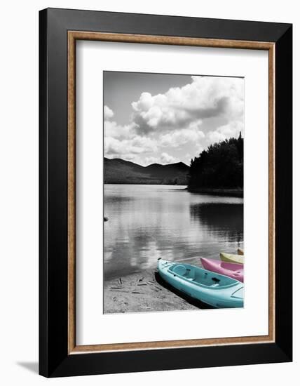 Kayak Pastels 2-Suzanne Foschino-Framed Photographic Print