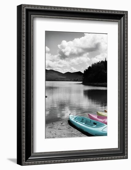 Kayak Pastels 2-Suzanne Foschino-Framed Photographic Print