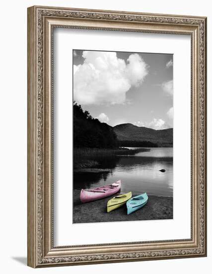 Kayak Pastels-Suzanne Foschino-Framed Photographic Print