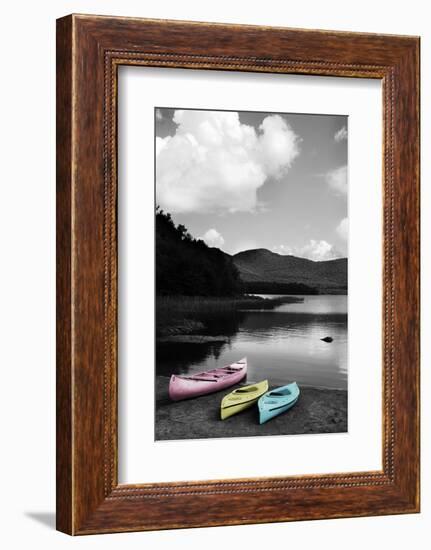 Kayak Pastels-Suzanne Foschino-Framed Photographic Print