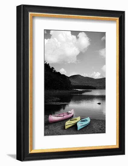 Kayak Pastels-Suzanne Foschino-Framed Photographic Print