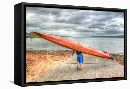 Kayak Put In-Robert Goldwitz-Framed Premier Image Canvas