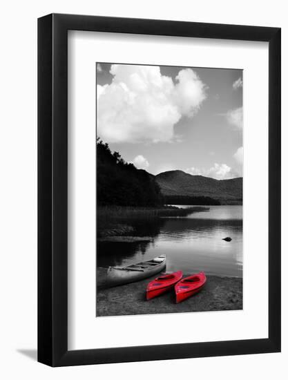 Kayak Red-Suzanne Foschino-Framed Photographic Print