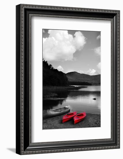 Kayak Red-Suzanne Foschino-Framed Photographic Print