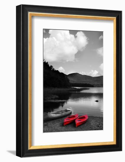 Kayak Red-Suzanne Foschino-Framed Photographic Print