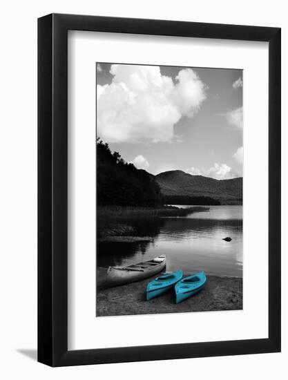 Kayak Teal-Suzanne Foschino-Framed Photographic Print