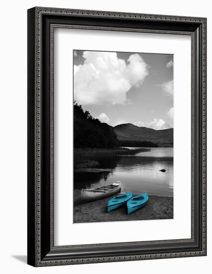 Kayak Teal-Suzanne Foschino-Framed Photographic Print