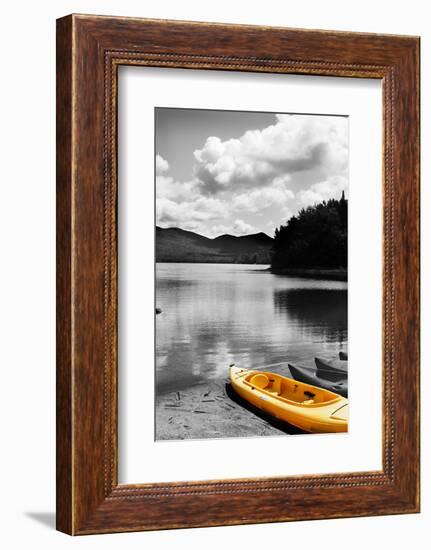 Kayak Yellow-Suzanne Foschino-Framed Photographic Print