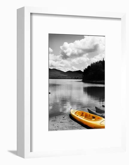 Kayak Yellow-Suzanne Foschino-Framed Photographic Print