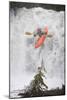 Kayaker Descending Waterfall Outside Of Crested Butte Colorado-Liam Doran-Mounted Photographic Print