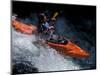 Kayaker on the White Salmon River, Gorge Games, Oregon, USA-Lee Kopfler-Mounted Photographic Print