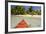 Kayaking in Clear Waters, Southwater Cay, Belize-Cindy Miller Hopkins-Framed Photographic Print