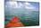 Kayaking in Clear Waters, Southwater Cay, Belize-Cindy Miller Hopkins-Mounted Photographic Print