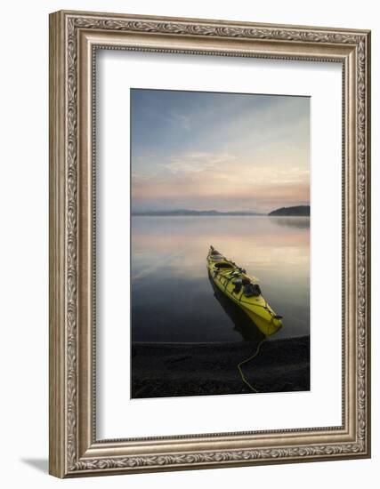 Kayaking in Yellowstone National Park-Howie Garber-Framed Photographic Print