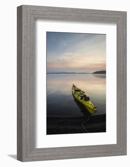 Kayaking in Yellowstone National Park-Howie Garber-Framed Photographic Print