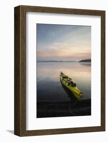 Kayaking in Yellowstone National Park-Howie Garber-Framed Photographic Print