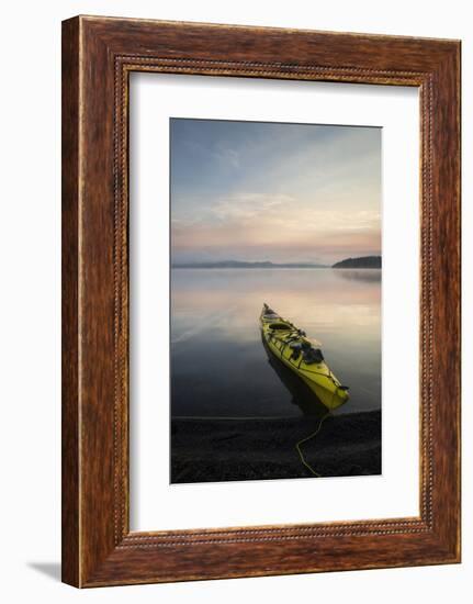 Kayaking in Yellowstone National Park-Howie Garber-Framed Photographic Print