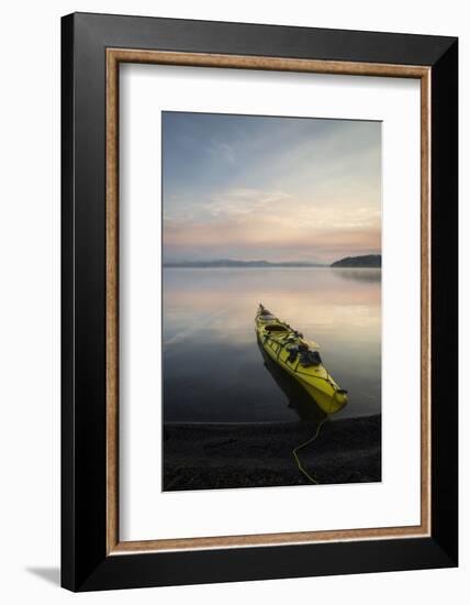 Kayaking in Yellowstone National Park-Howie Garber-Framed Photographic Print