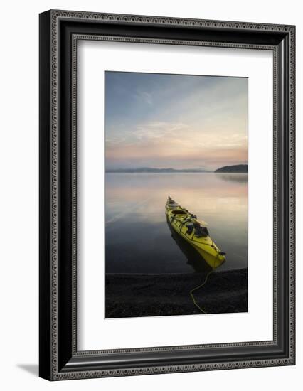 Kayaking in Yellowstone National Park-Howie Garber-Framed Photographic Print