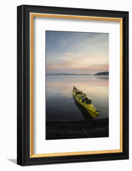 Kayaking in Yellowstone National Park-Howie Garber-Framed Photographic Print