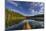 Kayaking on Beaver Lake in the Stillwater State Forest Near Whitefish, Montana, Usa-Chuck Haney-Mounted Photographic Print