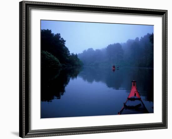 Kayaking on the Monomoy River, Cape Cod, Harwich, Massachusetts, USA-Jerry & Marcy Monkman-Framed Photographic Print