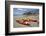 Kayaks, Doctors Point, Mapoutahi Pa, Maori Pa Site, South Island, New Zealand-David Wall-Framed Photographic Print