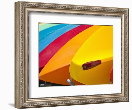 Kayaks for Rent-Jonathan Hicks-Framed Photographic Print