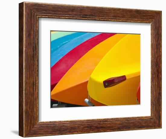 Kayaks for Rent-Jonathan Hicks-Framed Photographic Print