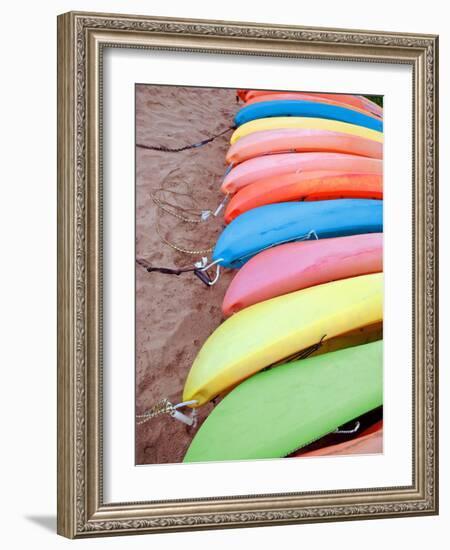 Kayaks I-Jairo Rodriguez-Framed Art Print