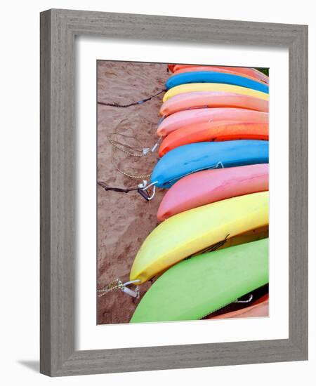 Kayaks I-Jairo Rodriguez-Framed Art Print