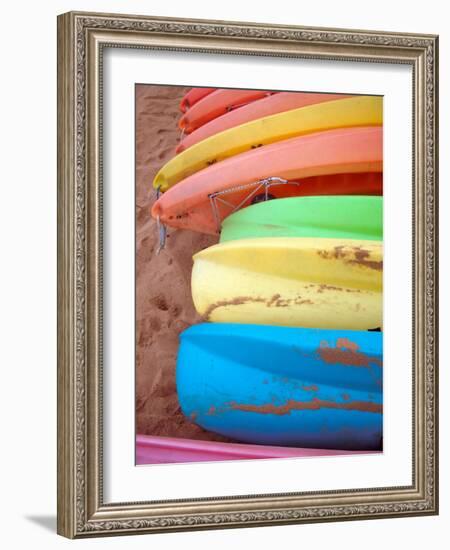 Kayaks II-Jairo Rodriguez-Framed Art Print