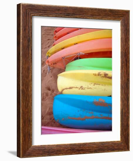 Kayaks II-Jairo Rodriguez-Framed Art Print