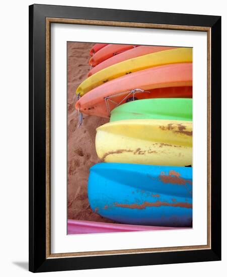 Kayaks II-Jairo Rodriguez-Framed Art Print