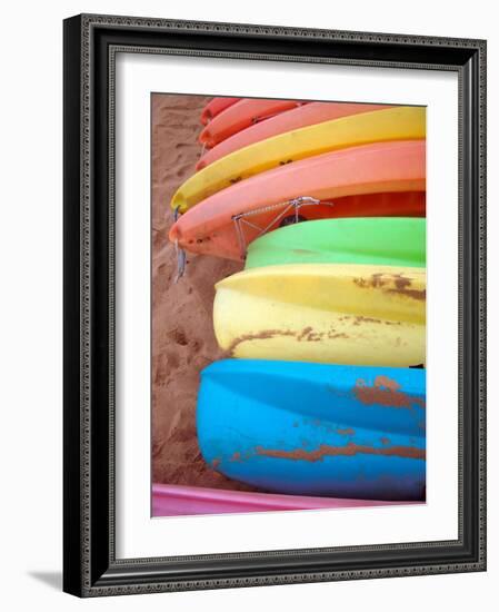 Kayaks II-Jairo Rodriguez-Framed Art Print