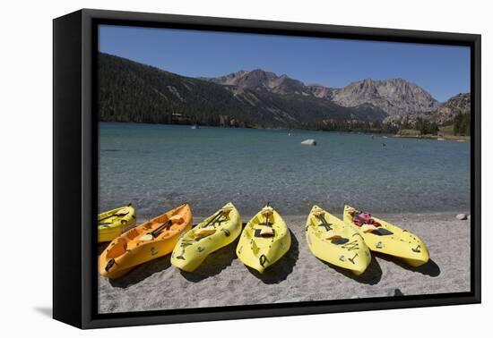 Kayaks - June Lake- Mono County, California-Carol Highsmith-Framed Stretched Canvas