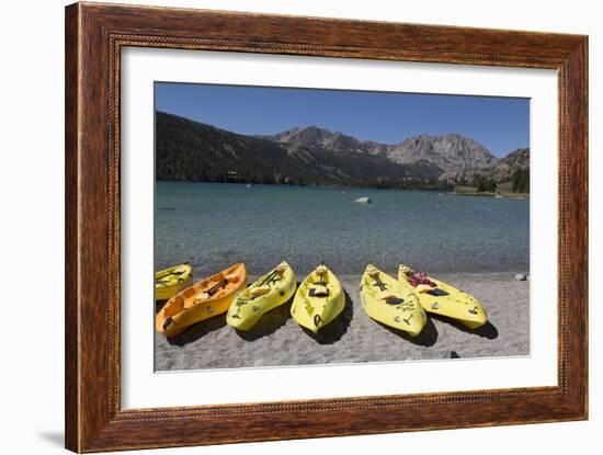 Kayaks - June Lake- Mono County, California-Carol Highsmith-Framed Photo