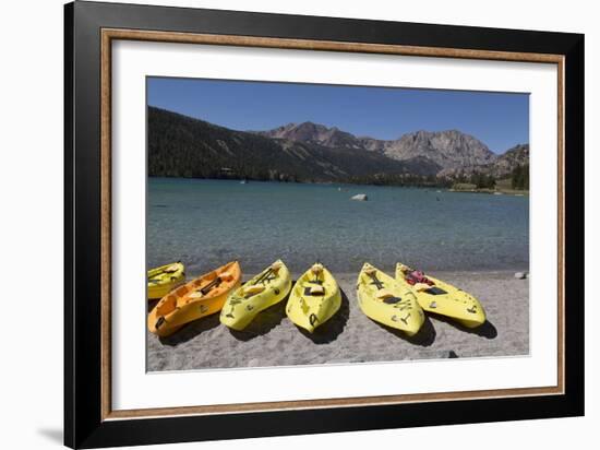 Kayaks - June Lake- Mono County, California-Carol Highsmith-Framed Photo