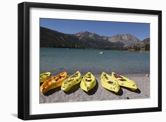 Kayaks - June Lake- Mono County, California-Carol Highsmith-Framed Photo