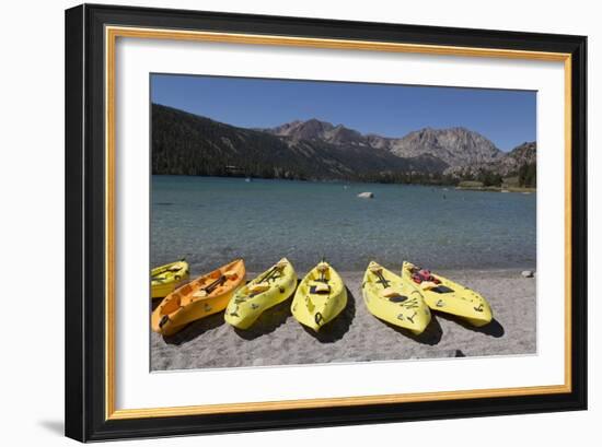 Kayaks - June Lake- Mono County, California-Carol Highsmith-Framed Photo